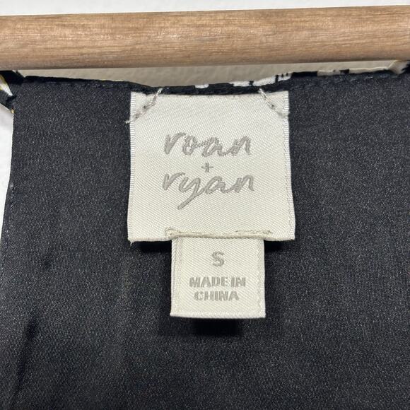 Roan Ryan Silky Lined Racerback Tank Top Artsy Spotted Statement Y2K Size Small - Picture 3 of 6